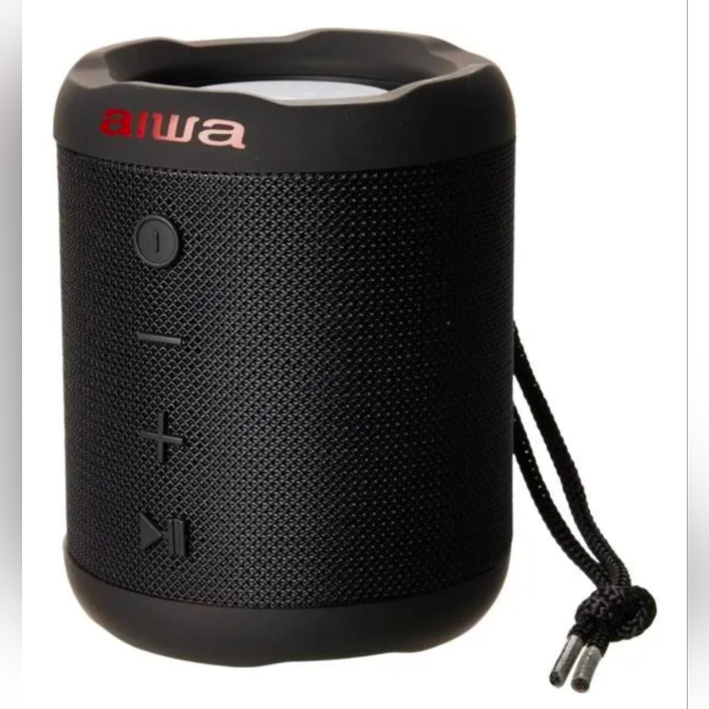 Aiwa Exos Go Wireless Bluetooth Waterproof Omnidirectional Speaker - Black NEW